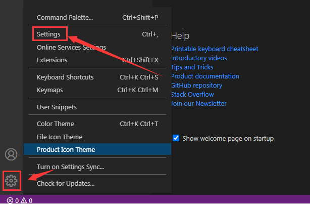 VSCode设置任务栏显示范围方法教程