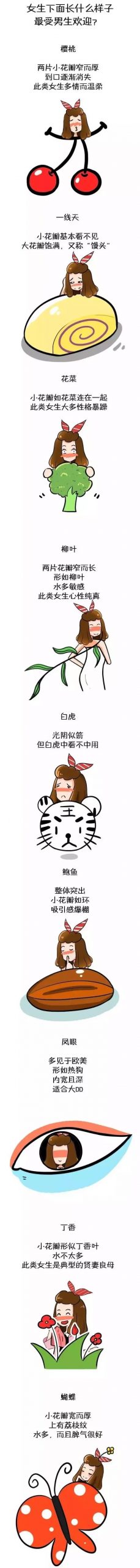 女生下面长什么样子，最受男生喜欢？