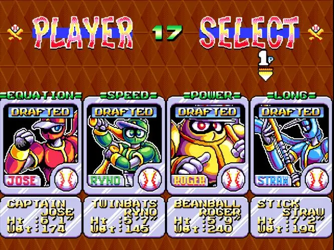 街机经典通关游戏忍者棒球(棒球男孩)人物展现满满的童年记忆-