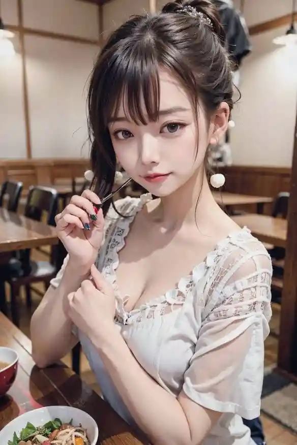 游侠AI站：好白好深！身材劲爆的百变韩系AI美人！