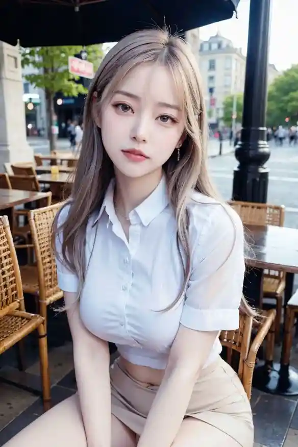 游侠AI站：好白好深！身材劲爆的百变韩系AI美人！