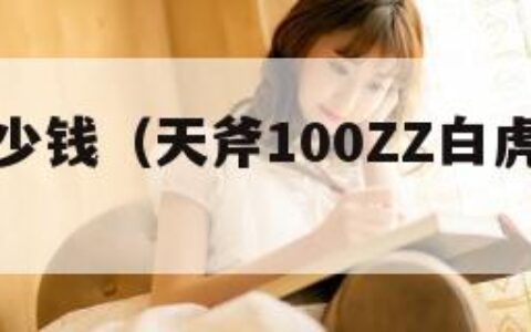 白虎志多少钱（天斧100ZZ白虎志多少钱）
