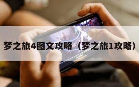 梦之旅4图文攻略（梦之旅1攻略）
