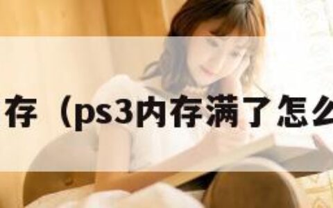 ps3内存（ps3内存满了怎么清理）