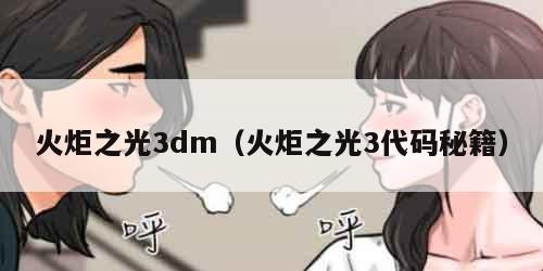火炬之光3dm（火炬之光3代码秘籍）