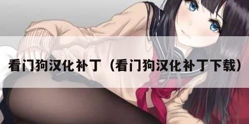 看门狗汉化补丁（看门狗汉化补丁下载）