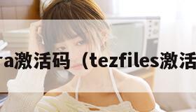 tera激活码（tezfiles激活码）