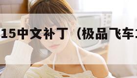 极品飞车15中文补丁（极品飞车15汉化乱码）