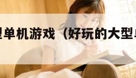 好玩的大型单机游戏（好玩的大型单机游戏手机）