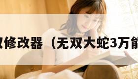 大蛇无双修改器（无双大蛇3万能修改器）