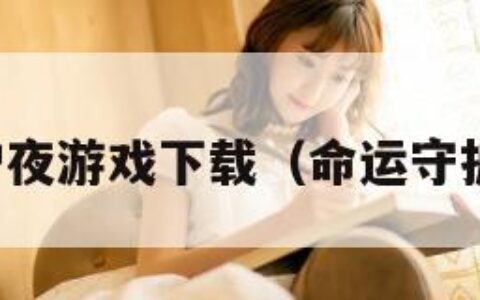 命运守护夜游戏下载（命运守护夜动画）
