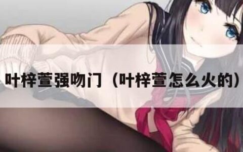 叶梓萱强吻门（叶梓萱怎么火的）