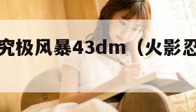 火影忍者究极风暴43dm（火影忍者究极风暴羁绊）