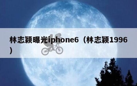 林志颖曝光iphone6（林志颖1996）