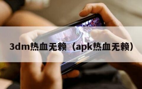 3dm热血无赖（apk热血无赖）