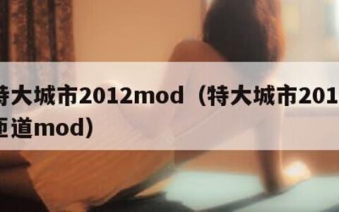 特大城市2012mod（特大城市2012匝道mod）