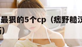痞野糙汉最狠的5个cp（痞野糙汉最狠的5个cp顾历）