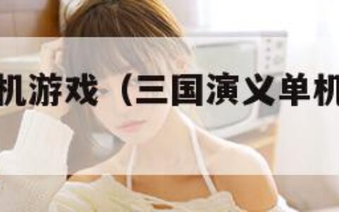 三国演义单机游戏（三国演义单机游戏如何快速练兵）