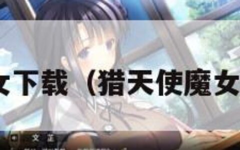 猎天使魔女下载（猎天使魔女下载3dm）