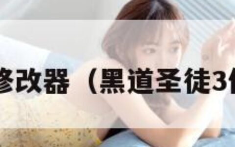 黑道圣徒3修改器（黑道圣徒3修改器安卓）