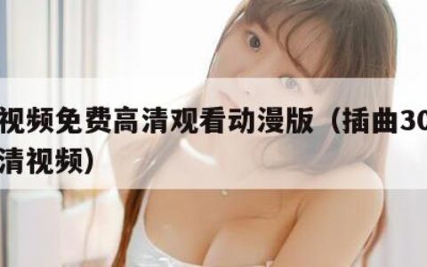 插曲视频免费高清观看动漫版（插曲30分钟的高清视频）