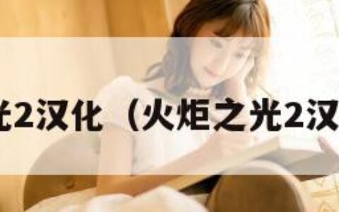 火炬之光2汉化（火炬之光2汉化mod）