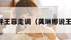 龚琳娜评王菲走调（龚琳娜说王菲唱歌）