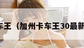 加州卡车王（加州卡车王30最新版下载）