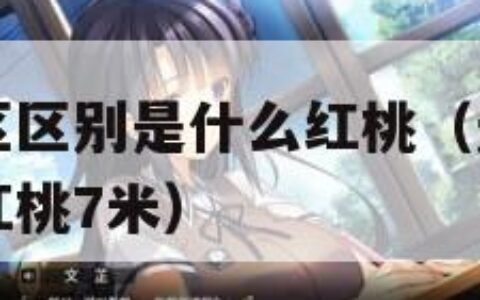 无人一区二区区别是什么红桃（无人一区二区区别是什么红桃7米）