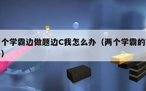 两个学霸边做题边C我怎么办（两个学霸的孩子）