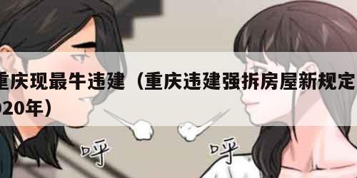 重庆现最牛违建（重庆违建强拆房屋新规定2020年）