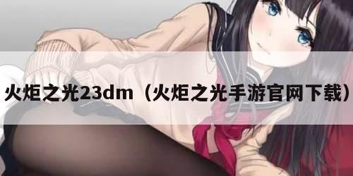 火炬之光23dm（火炬之光手游官网下载）