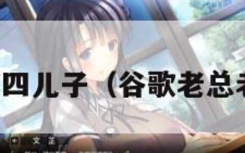 谷歌四儿子（谷歌老总老婆）