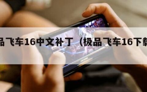 极品飞车16中文补丁（极品飞车16下载地址）