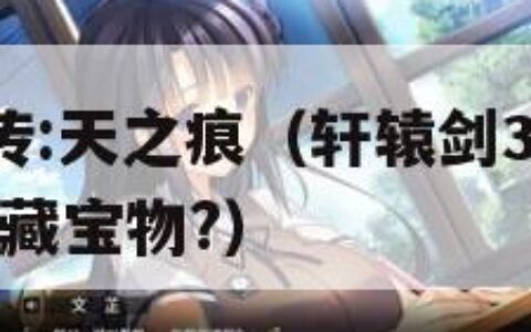 轩辕剑3外传:天之痕（轩辕剑3外传天之痕中有哪些隐藏宝物?）