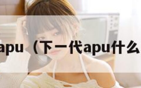 下一代apu（下一代apu什么时候出）