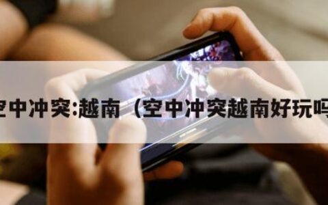 空中冲突:越南（空中冲突越南好玩吗）