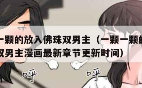 一颗一颗的放入佛珠双男主（一颗一颗的放入佛珠双男主漫画最新章节更新时间）