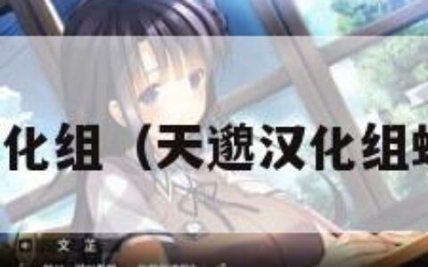 天邈汉化组（天邈汉化组蝙蝠侠）