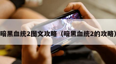 暗黑血统2图文攻略（暗黑血统2的攻略）