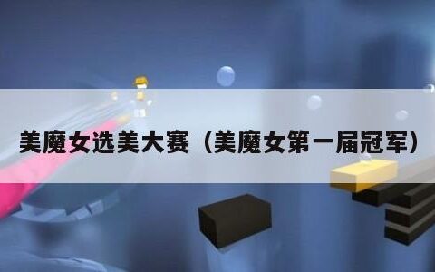 美魔女选美大赛（美魔女第一届冠军）