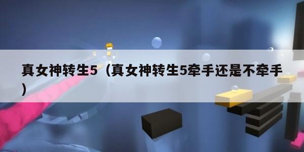 真女神转生5（真女神转生5牵手还是不牵手）