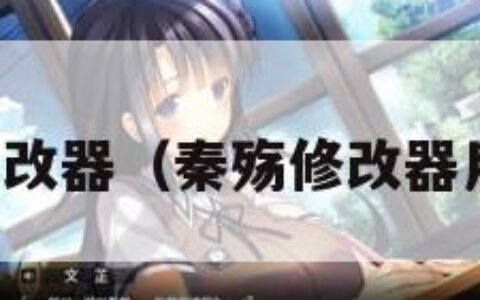 秦殇修改器（秦殇修改器用不了）