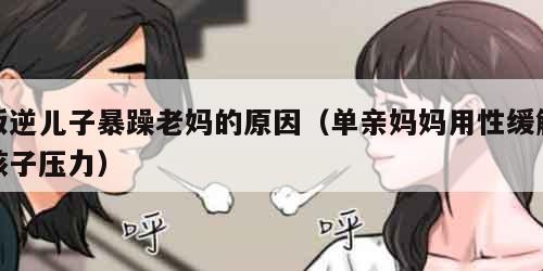 叛逆儿子暴躁老妈的原因（单亲妈妈用性缓解孩子压力）
