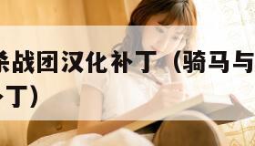 骑马与砍杀战团汉化补丁（骑马与砍杀战团1172破解补丁）