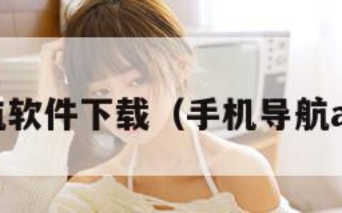 手机导航软件下载（手机导航app下载）