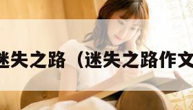 迷失之路（迷失之路作文）
