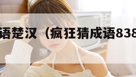 疯狂猜成语楚汉（疯狂猜成语838楚河汉界）