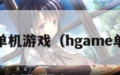hgame单机游戏（hgame单机安卓）