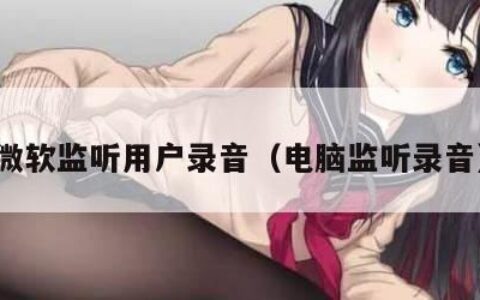 微软监听用户录音（电脑监听录音）